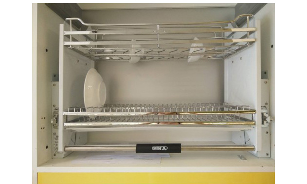 Giá bát nâng hạ GIKA inox bóng UC 600/700/800/900mm