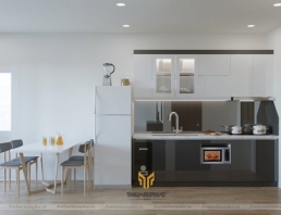 Tủ Bếp Acrylic cho căn hộ VinHome Smart City