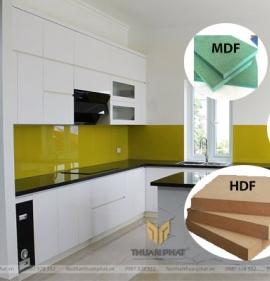 Tiêu chí chọn gỗ công nghiệp làm tủ bếp - chọn MDF, MDF hay HDF