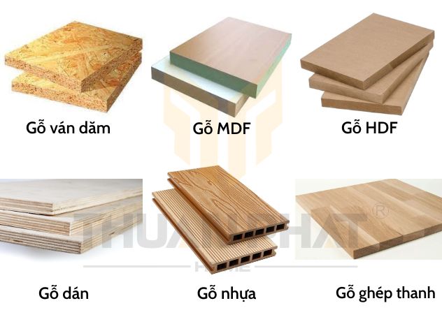 Các loại gỗ công nghiệp phổ biến - Ứng dụng của từng loại trong nội thất