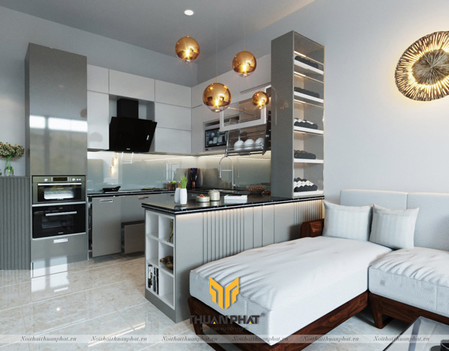 Bếp chữ U hợp với không gian nào? Kích thước bếp chữ U chuẩn