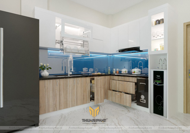 TỦ BẾP CÁNH ACRYLIC - Xu hướng Hiện Đại cho căn bếp