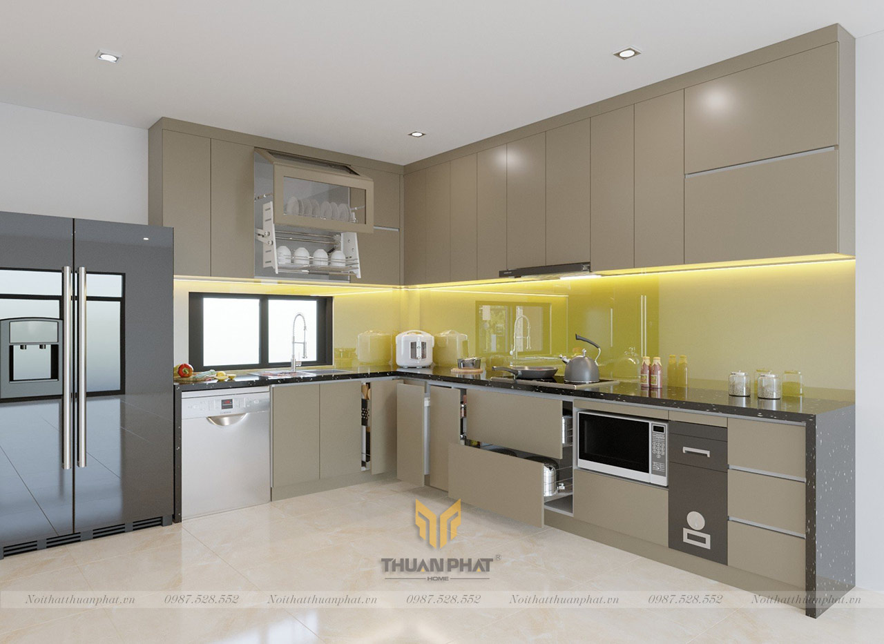 Tủ bếp Laminate sự lựa chọn hoàn hảo cho nội thất hiện đại - 30 mẫu