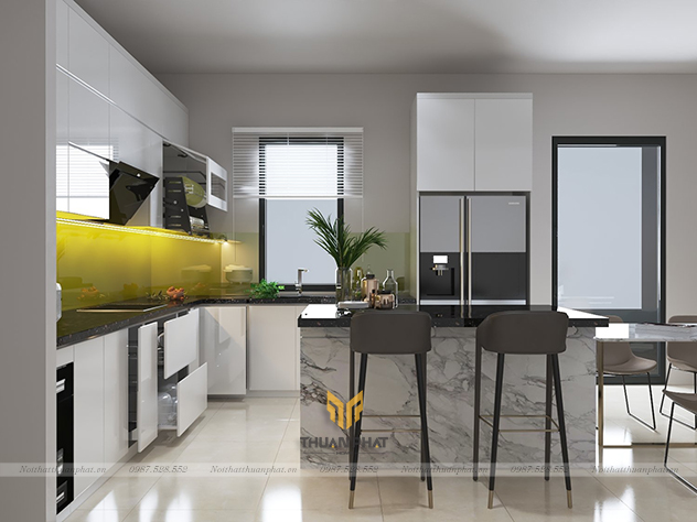 Thiết kế nội thất phòng bếp cho chung cư, biệt thự - Kientruccb