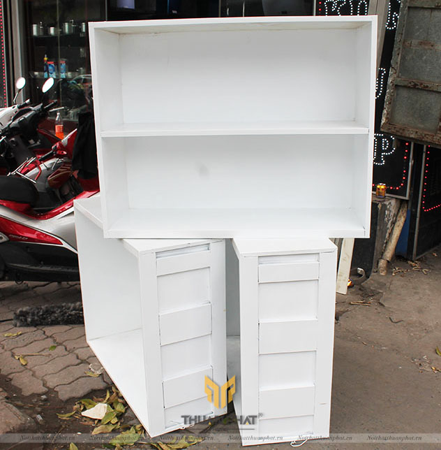 Ảnh thực tế các khoang thùng tủ bếp inox hệ module rời sản xuất bởi Thuận Phát
