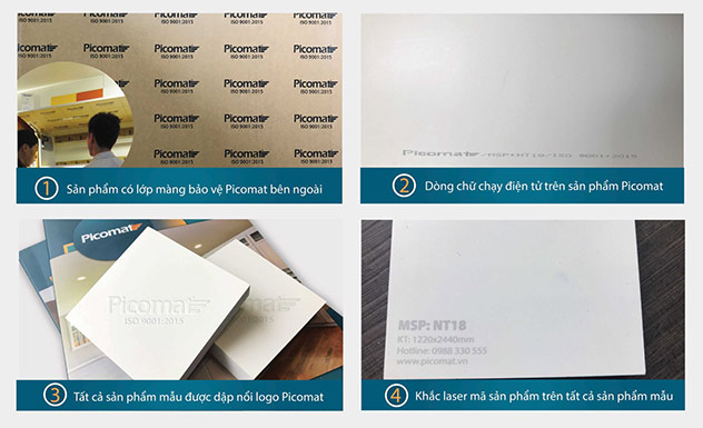 cách nhận biết chất liệu nhựa picomat chất lượng cao