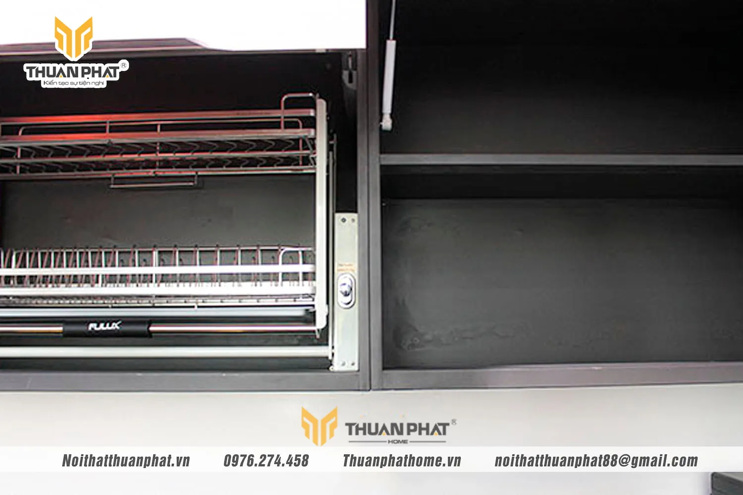 tủ bếp inox module sơn tĩnh điện
