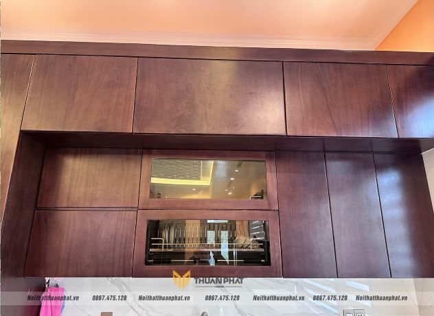 hoàn thiện tủ bếp trên