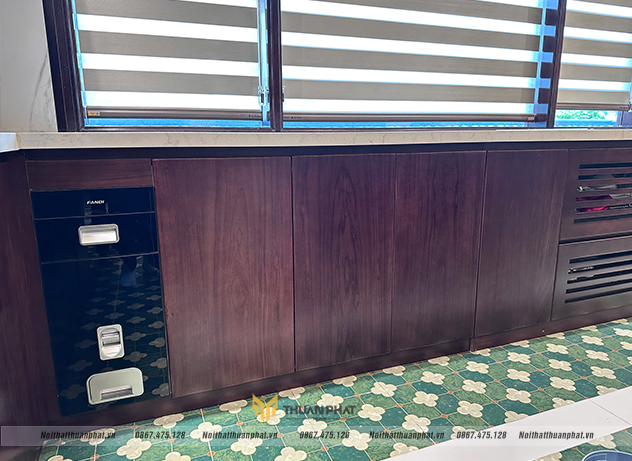 hoàn thiện tủ bếp dưới