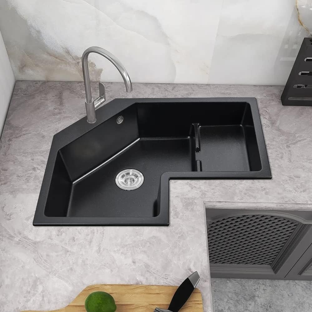 góc tủ kết hợp bồn rửa