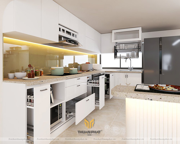 Tủ bếp nhựa Acrylic màu trắng là sự lựa chọn hoàn hảo để cải thiện vẻ đẹp của căn bếp của bạn. Với mẫu mã đa dạng và giá thành hợp lý, chúng tôi cam kết mang lại sự hài lòng cho khách hàng.