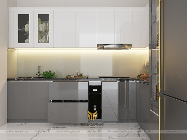 thiết kế tủ âm tường