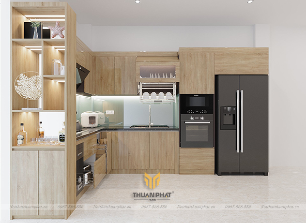Tủ bếp nhựa Acrylic vân gỗ: Tủ bếp nhựa Acrylic vân gỗ là sự kết hợp hoàn hảo giữa phong cách hiện đại và cổ điển. Với chất liệu nhựa bền bỉ và cánh Acrylic vân gỗ tạo cảm giác ấm áp, tủ bếp này sẽ là điểm nhấn cho không gian bếp của bạn. Bên cạnh đó, thiết kế đa dạng và tiện lợi cũng là điểm lợi thế giúp bạn dễ dàng lựa chọn tủ bếp phù hợp với không gian và nhu cầu sử dụng.