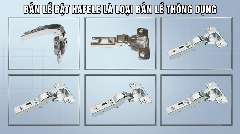 Bản lề bật Hafele dùng cho cánh tủ bếp mở truyền thống