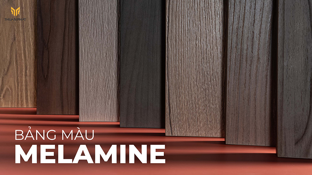 Bảng màu Melamine ứng dụng cho tủ bếp và nội thất gỗ công nghiệp