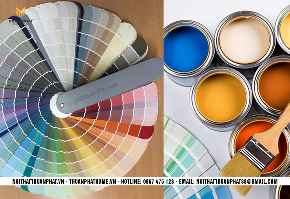 Bảng màu sơn Inchem cho tủ bếp MDF và tủ bếp nhựa
