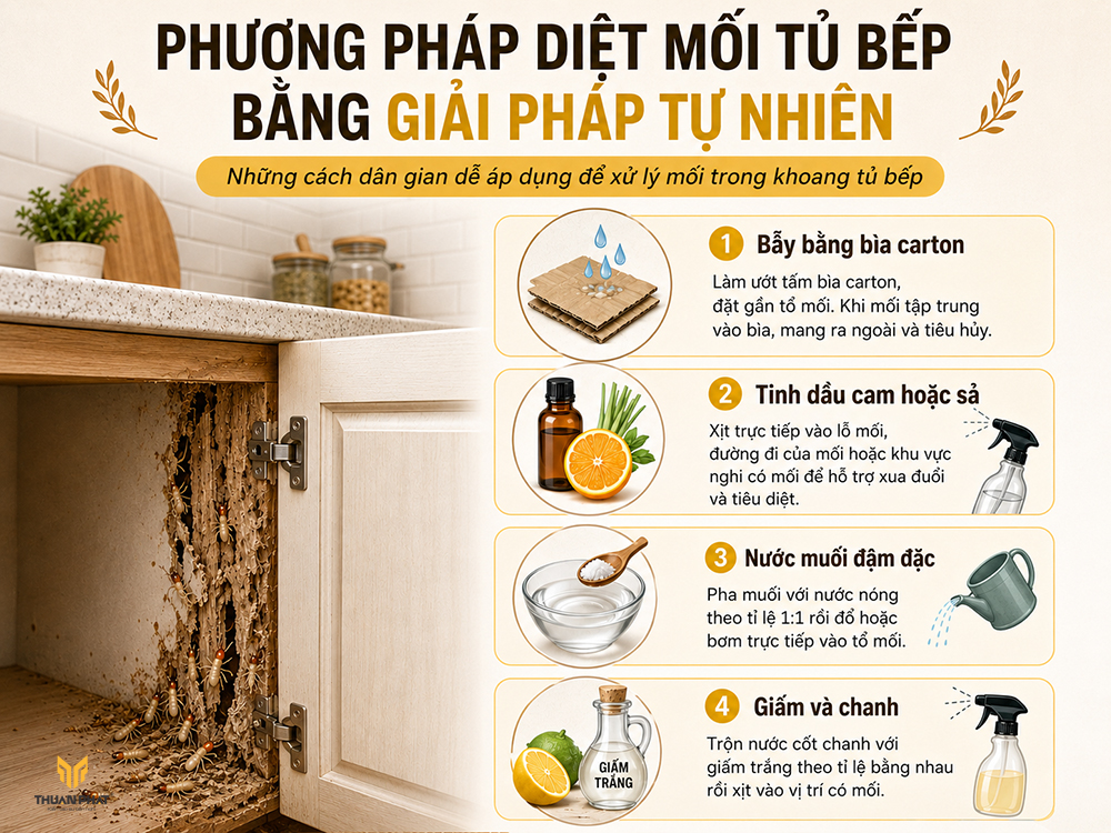 Diệt mối bằng phương pháp tự nhiên