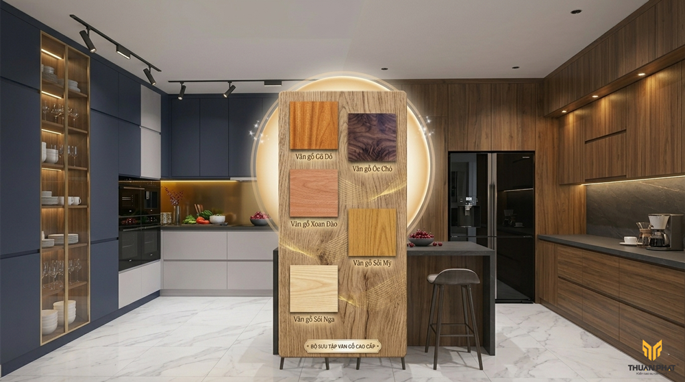 Danh sách những loại gỗ được ưa chuộng chọn làm tủ bếp