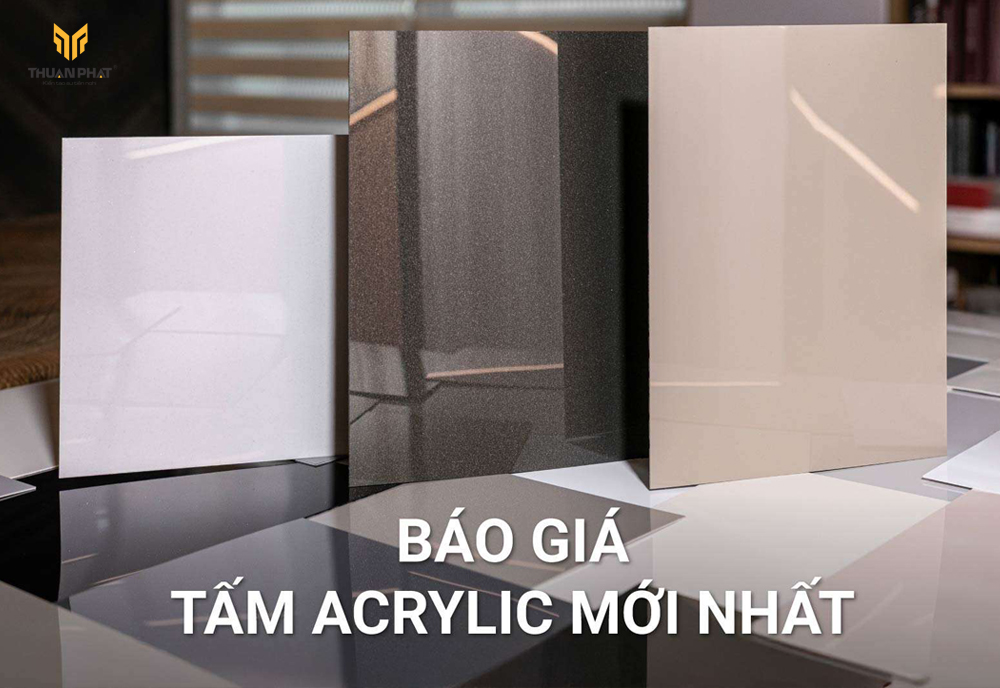 Bảng giá Acrylic phủ trên ván MDF chống ẩm tại An Cường