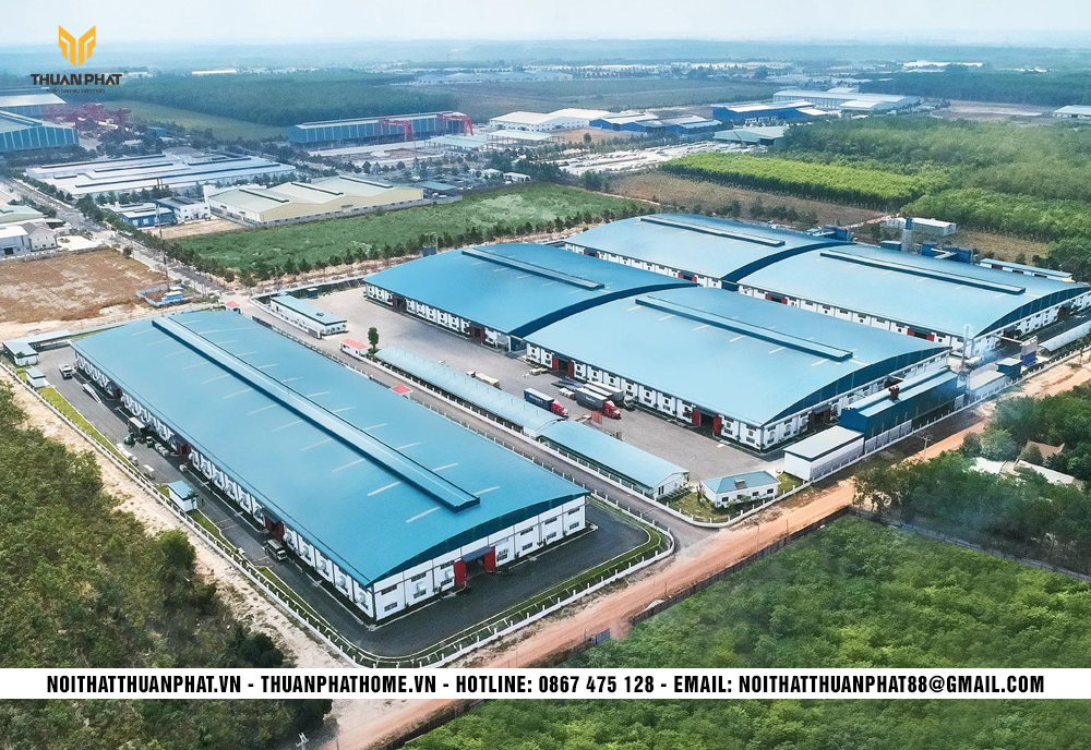 Nhà máy sản xuất vật liệu gỗ công nghiệp An Cường