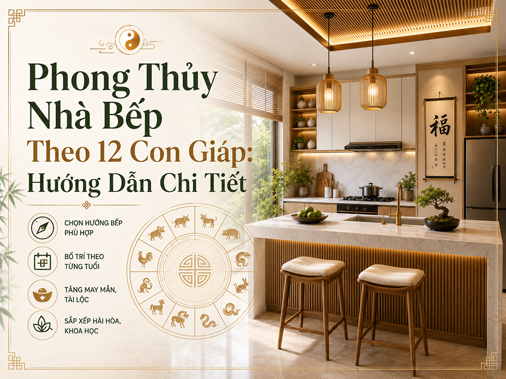 Phong Thủy Nhà Bếp Theo 12 Con Giáp: Hướng Dẫn Chi Tiết