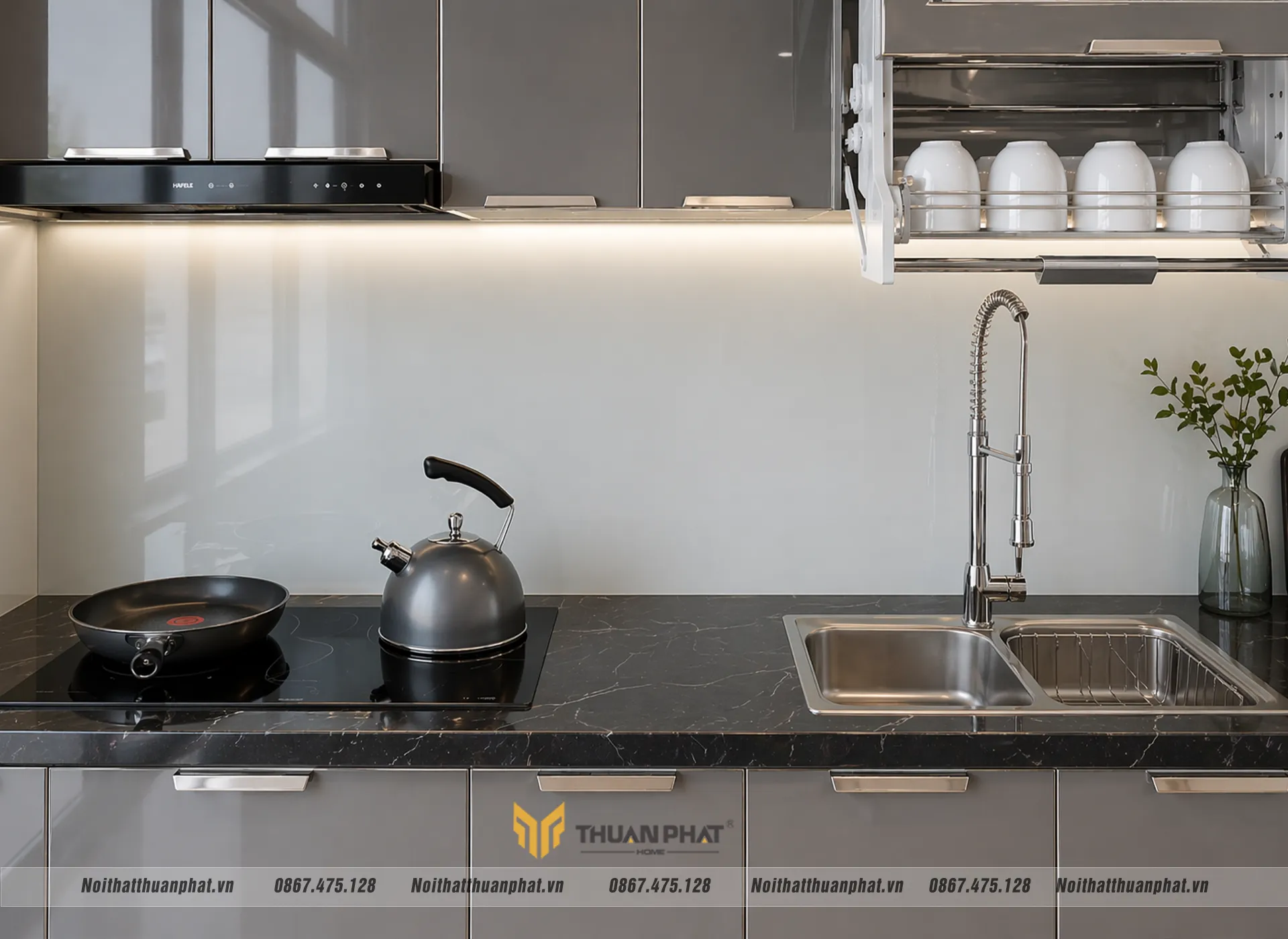 Khu vực chậu rửa