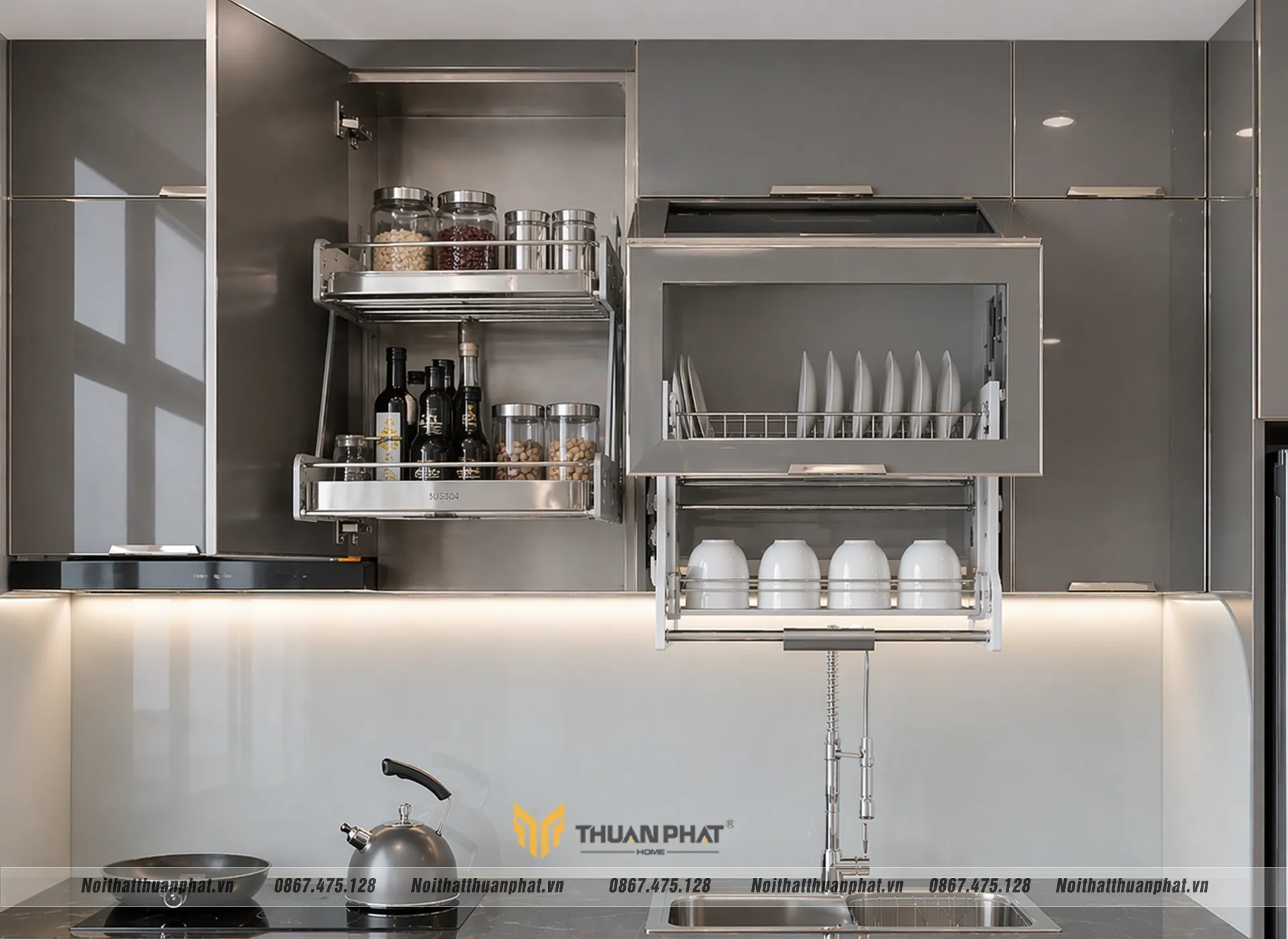 Thùng inox 304 chắc chắn 