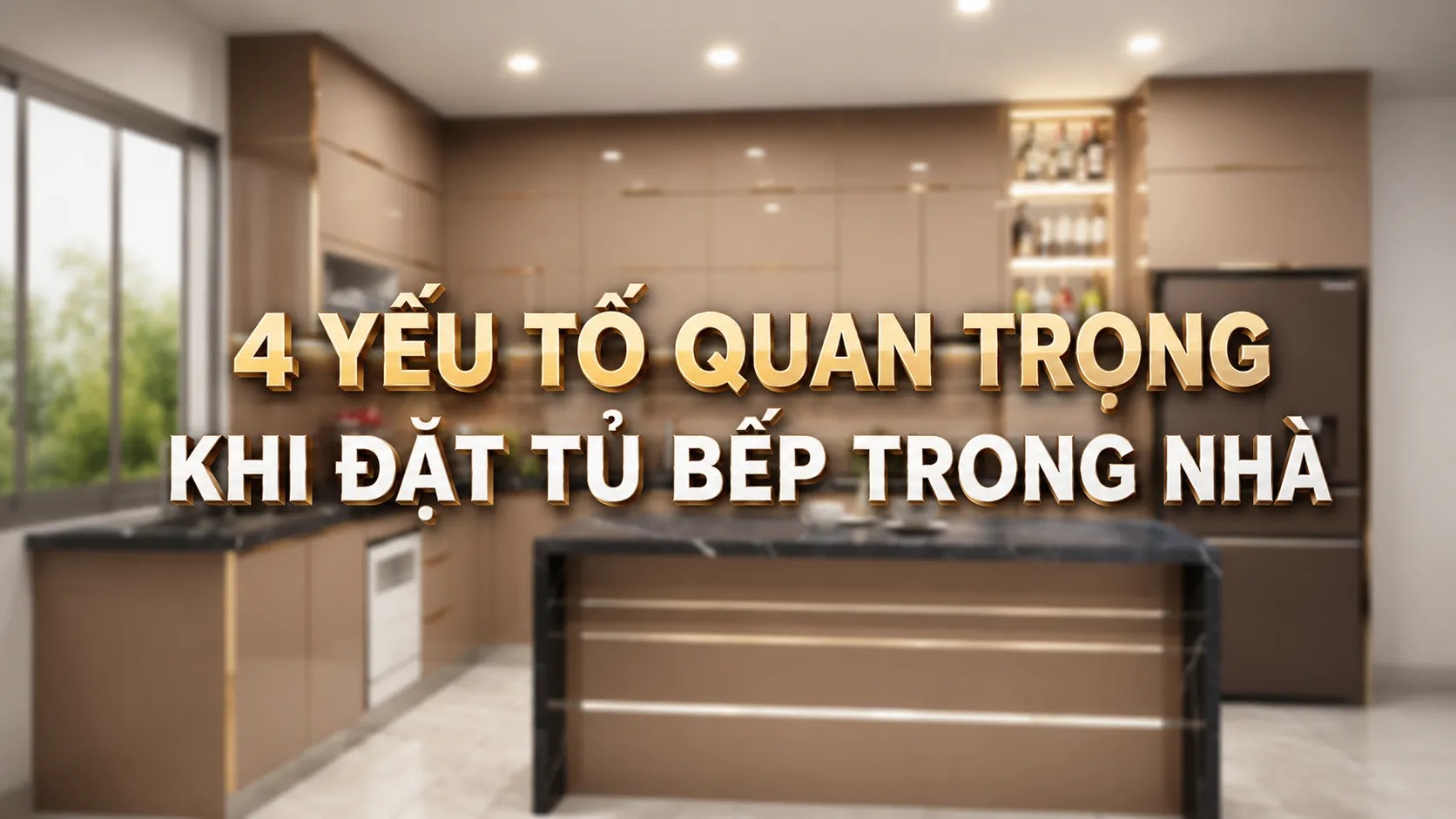 Nguyên Tắc Thiết Kế Tủ Bếp Đẹp, Tiện Nghi Và Hợp Phong Thủy