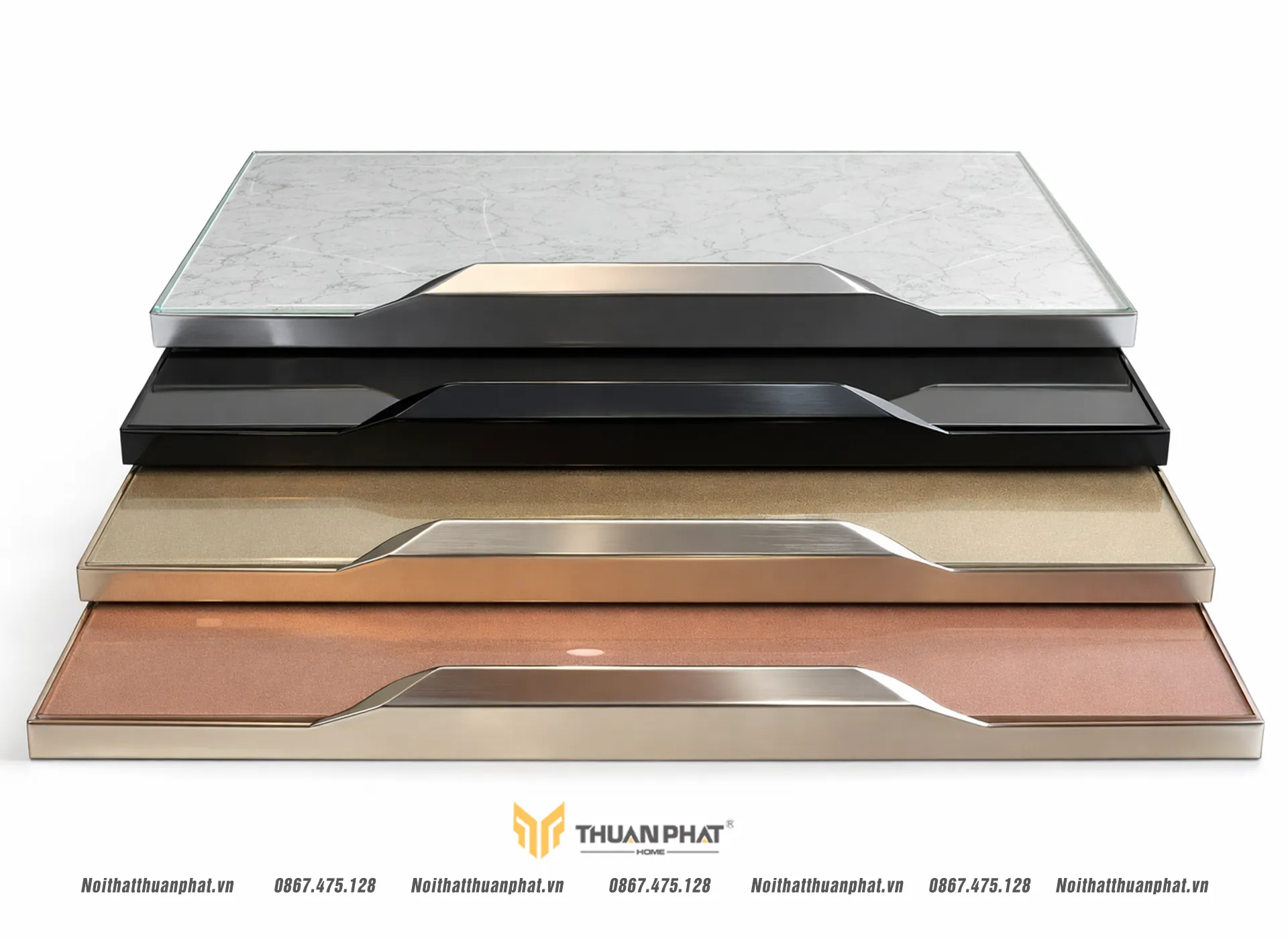 Mẫu cánh kính bếp tràn viền