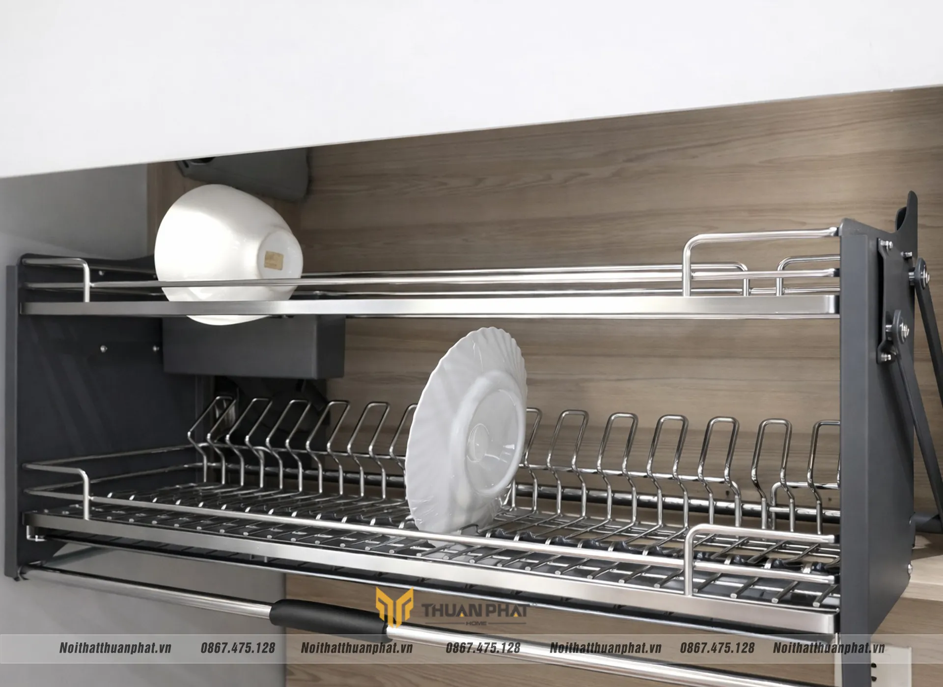 Gía bát nâng hạ làm bằng inox 304