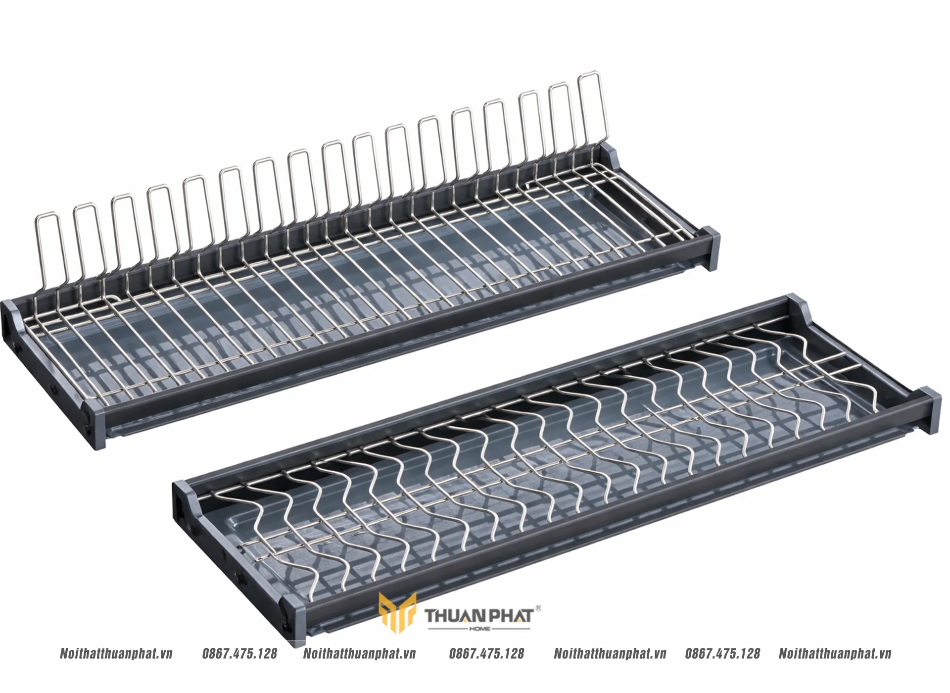 Rổ đựng bát đĩa hai tầng