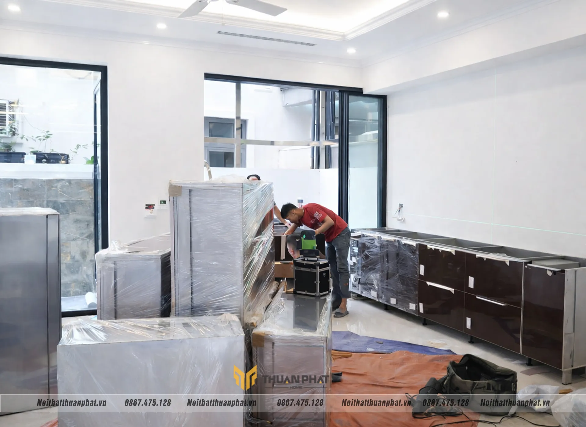 Đội ngũ thi công Nội Thất Thuận Phát chuyên nghiệp