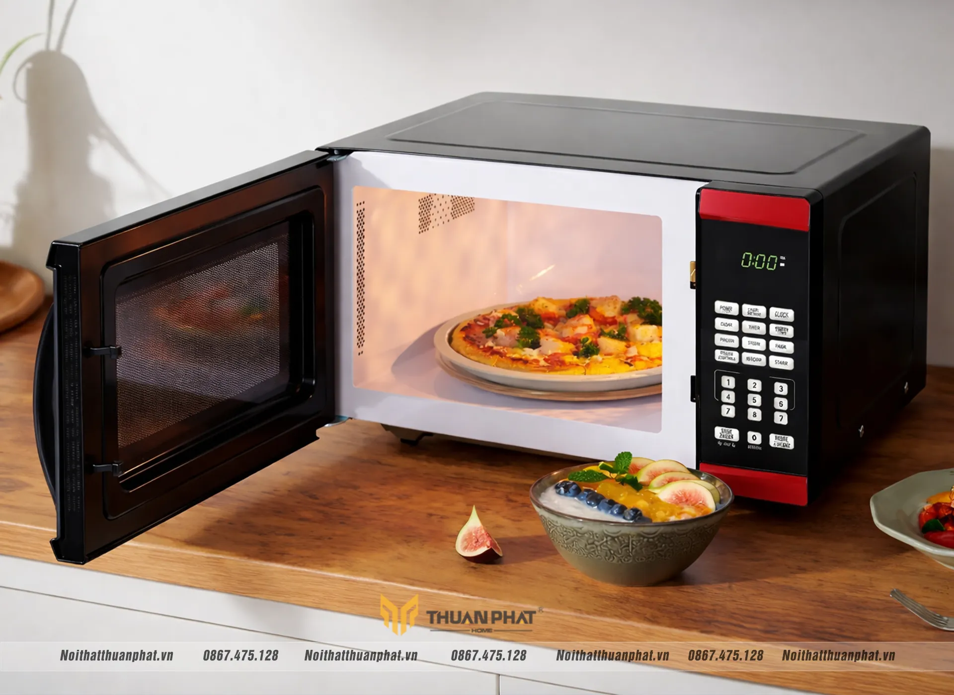 Lò vi sóng giúp hâm nóng lại đồ ăn