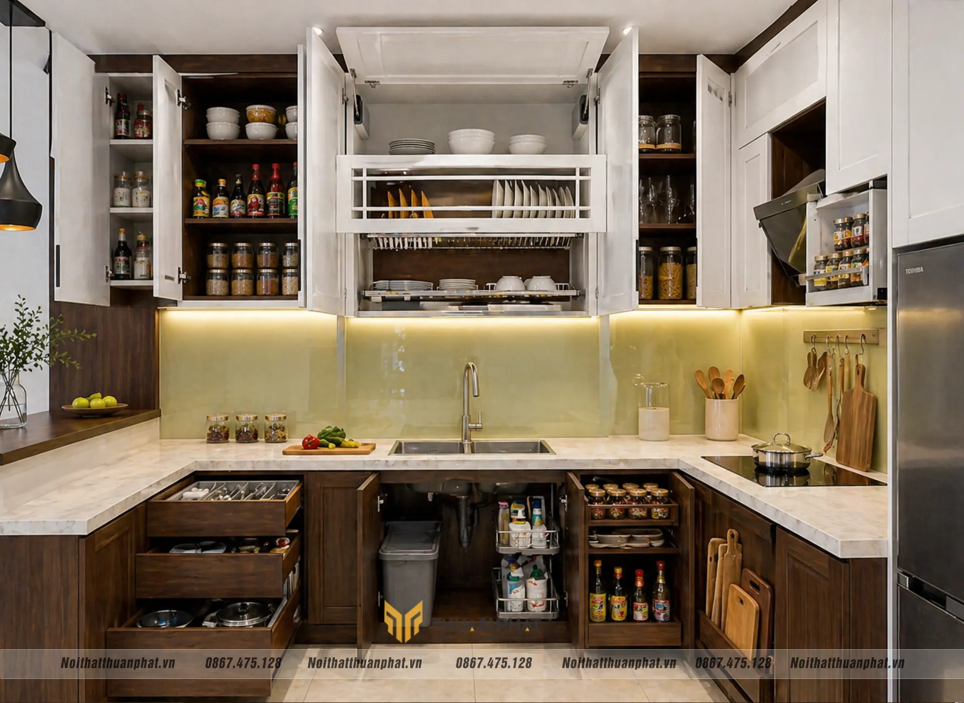 Mọi thứ được sắp xếp gọn gàng