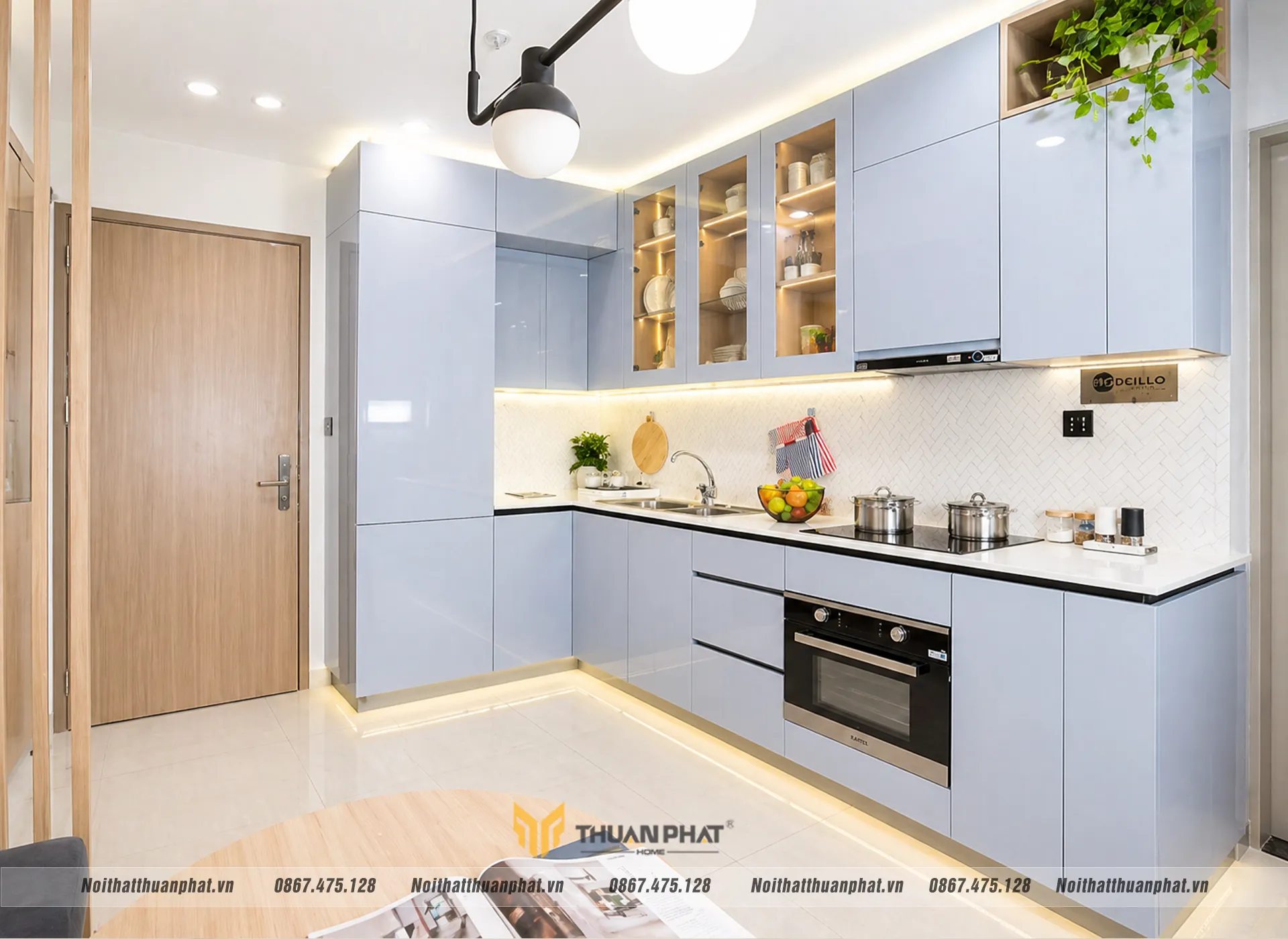 Độ bền cao của tủ bếp nhựa 