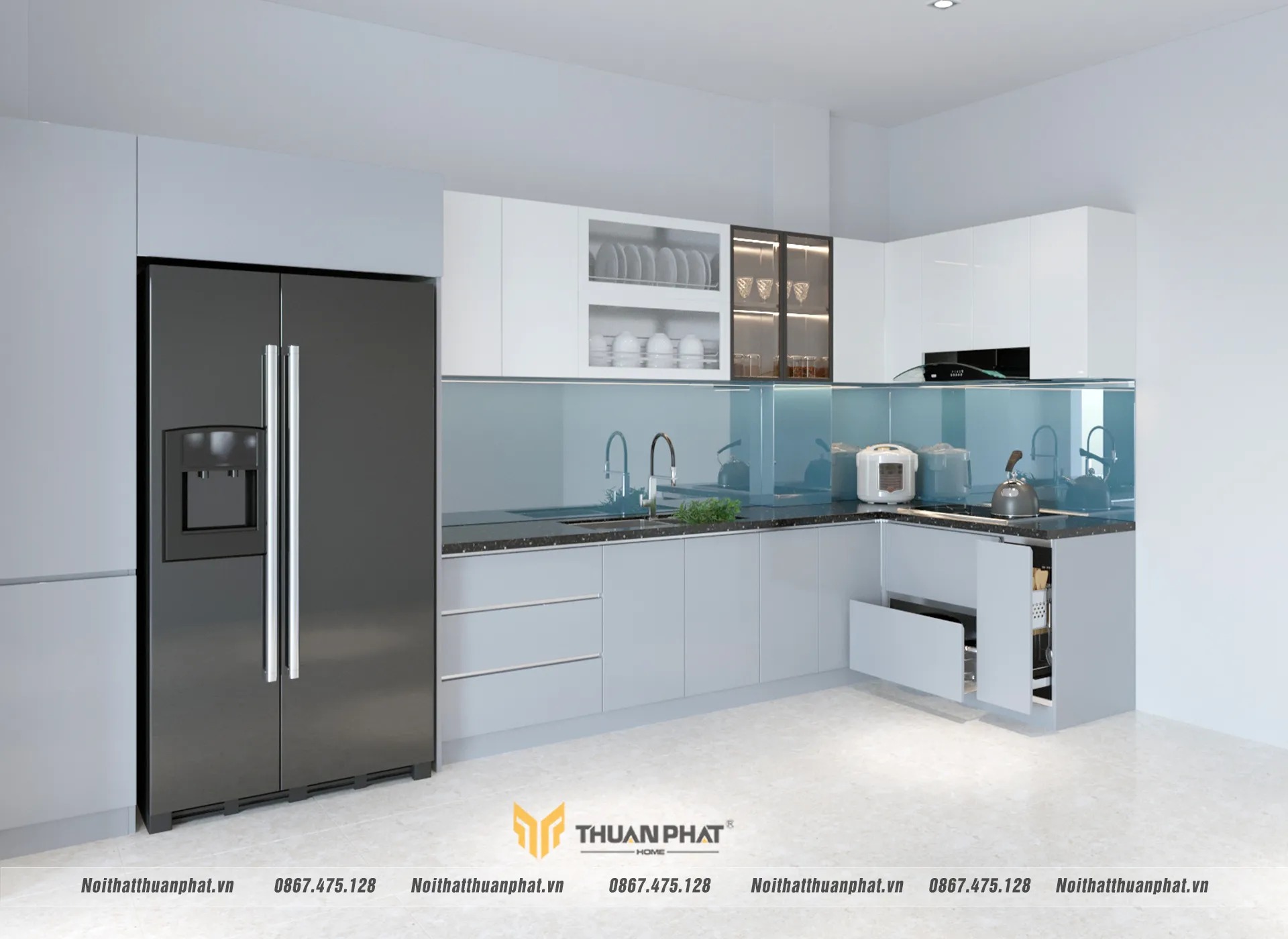 Tủ Bếp Gỗ Công Nghiệp – Giải Pháp Tối Ưu Không Gian Chung Cư Hiện Đại