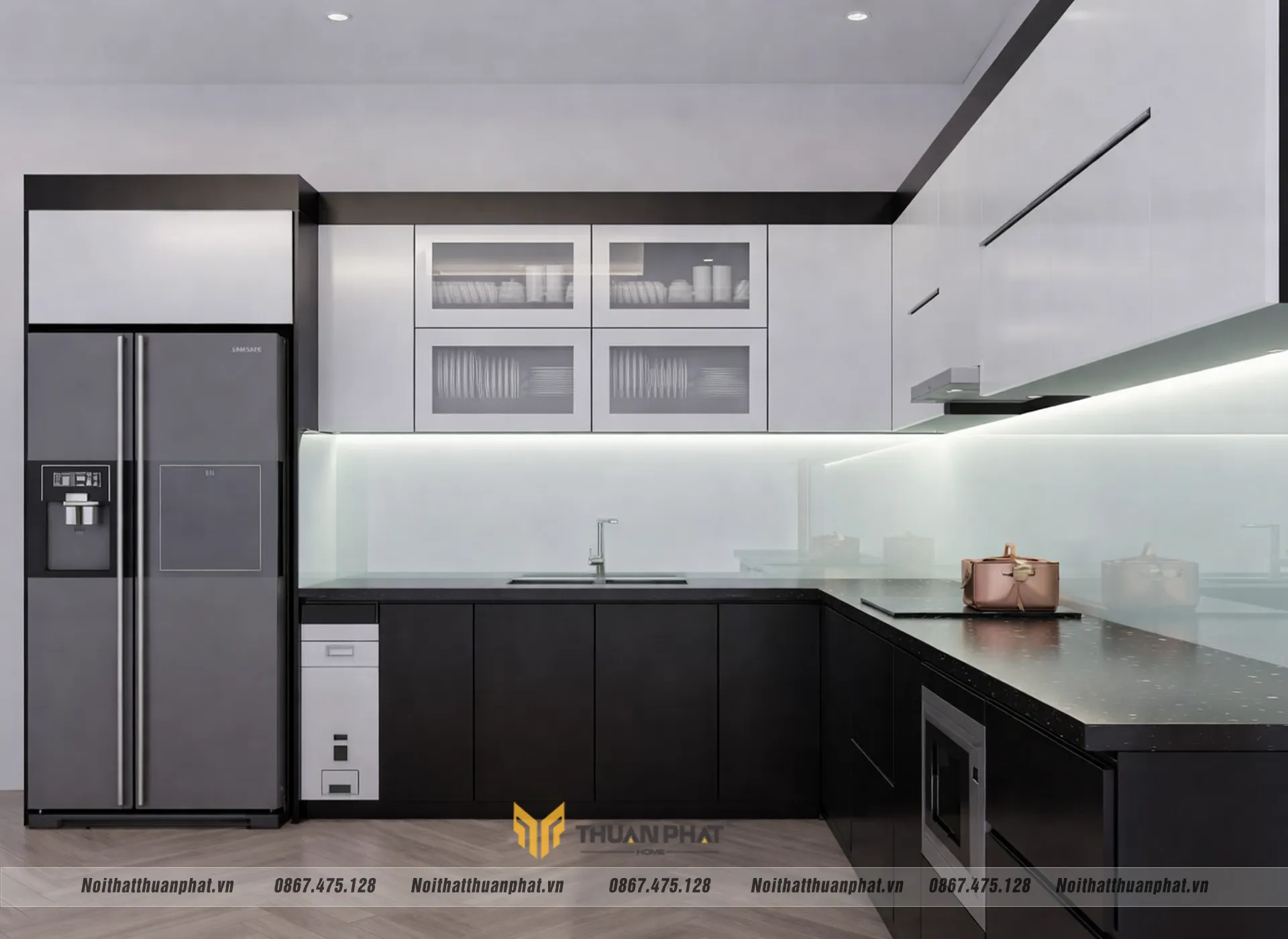 Phối màu cánh nhựa hiện đại