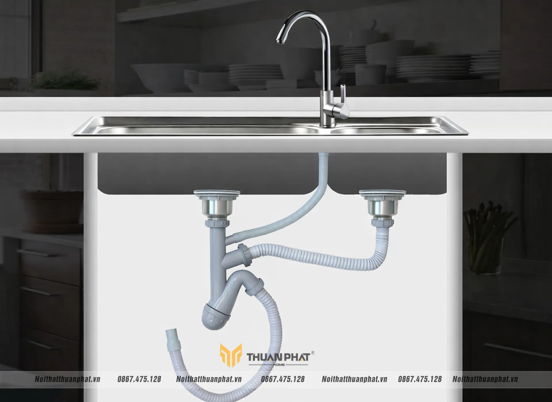 Lắp đặt vòi rửa bát