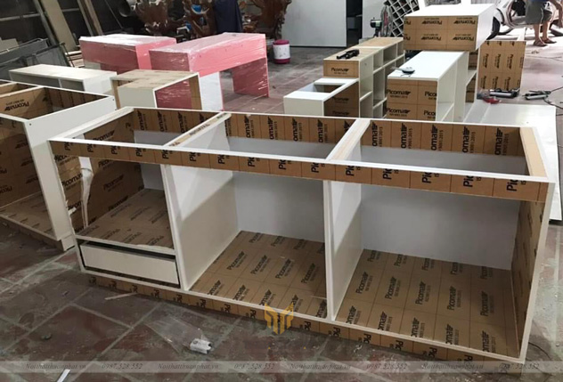 Thùng và cánh tủ bếp nhựa Picomat cao cấp