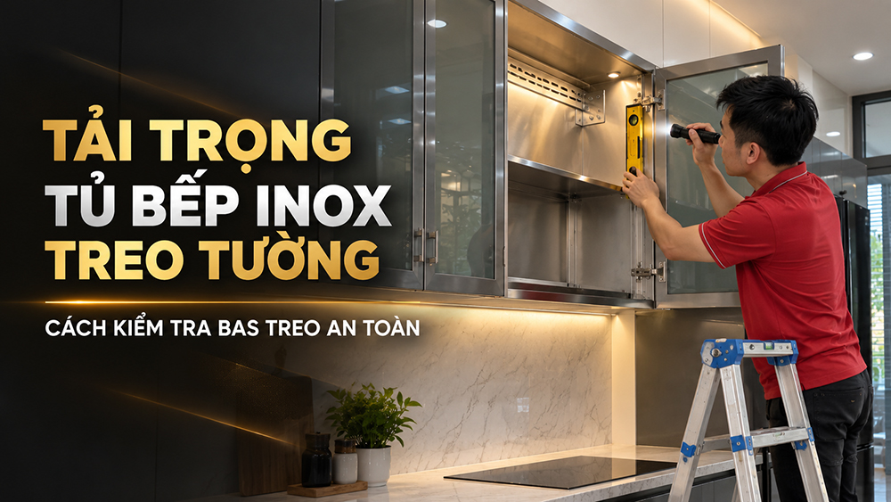 Tải Trọng Tủ Bếp Inox Treo Tường: Kiểm Tra Bas An Toàn