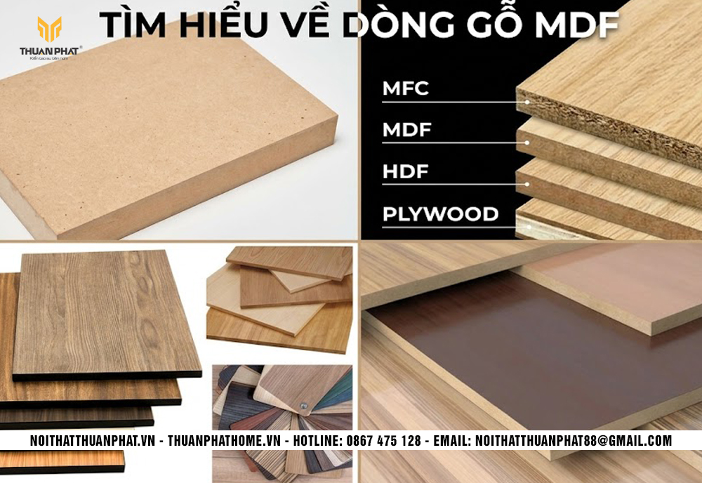 Tìm hiểu về dòng gỗ MDF trong ngành tủ bếp