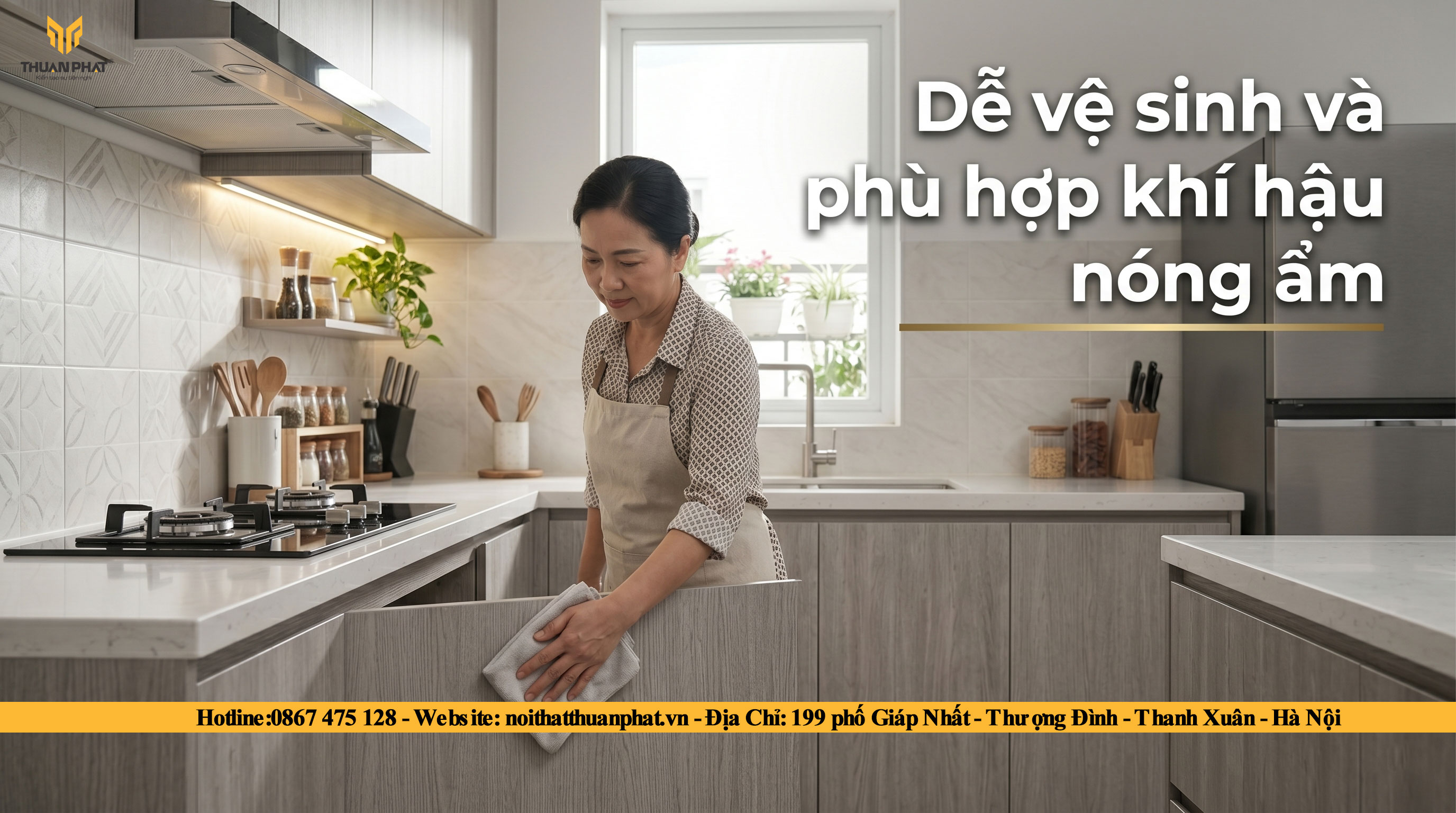 Dễ vệ sinh và phù hợp khí hậu nóng ẩm
