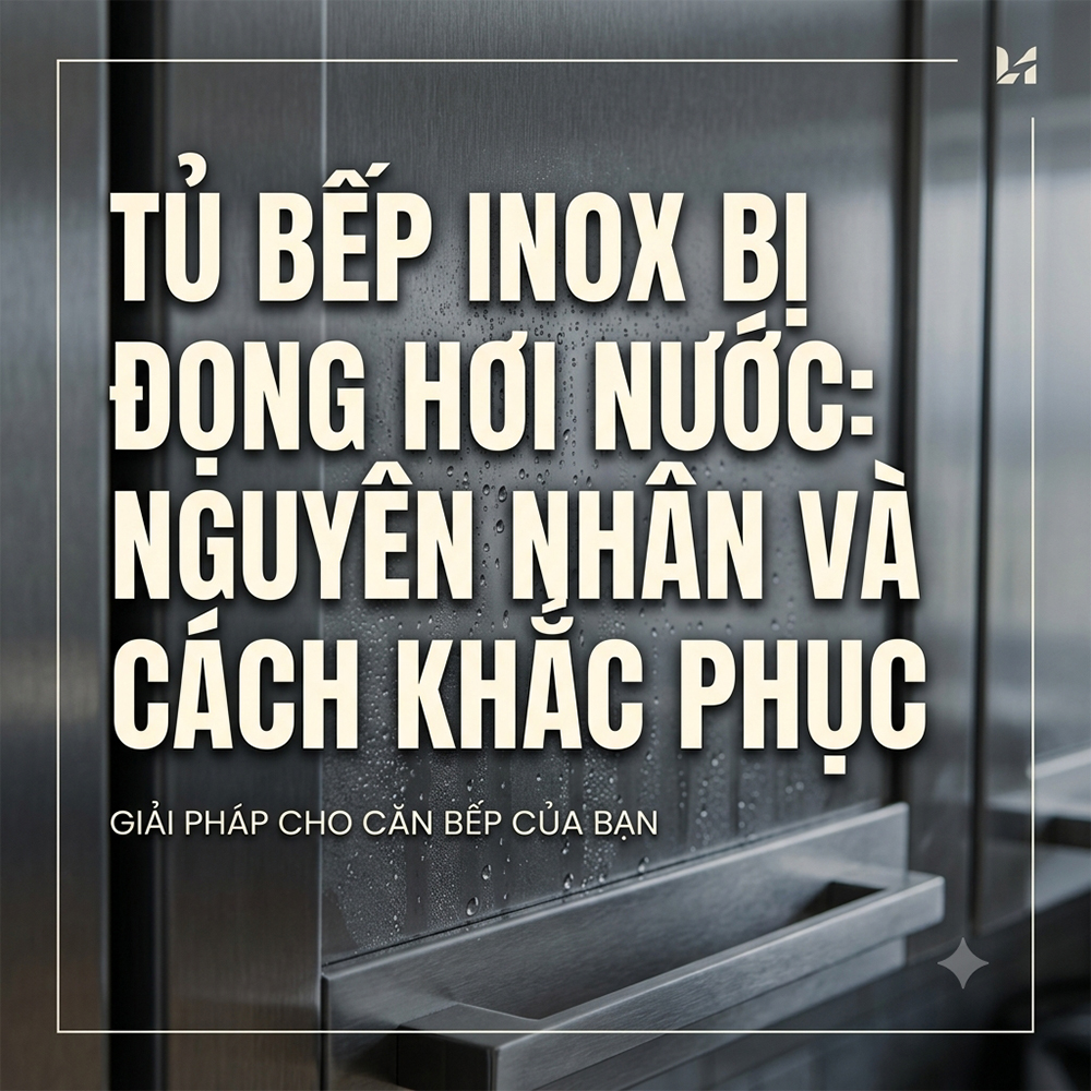 Tủ Bếp Inox Bị Đọng Hơi Nước: Nguyên Nhân Và Cách Khắc Phục