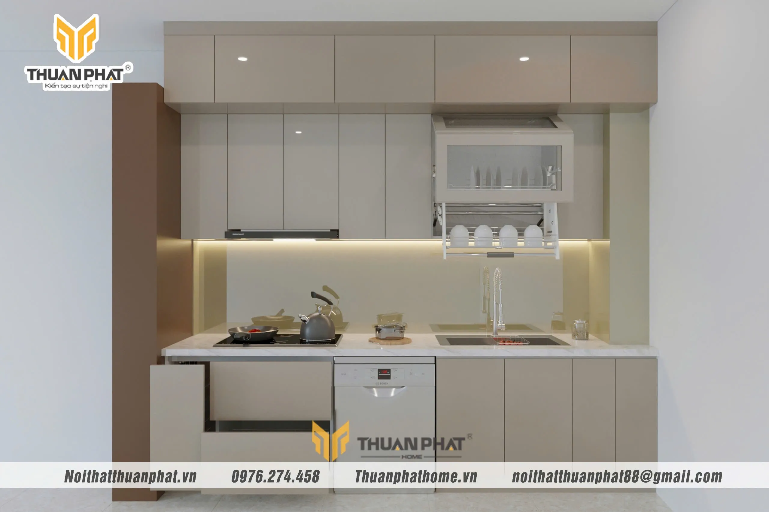 Cốt nhựa cánh Acrylic màu be nhạt tinh tế