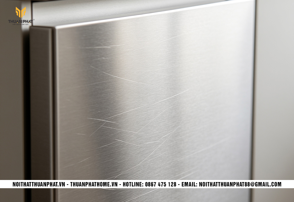 Vết xước trên bề mặt inox tủ bếp